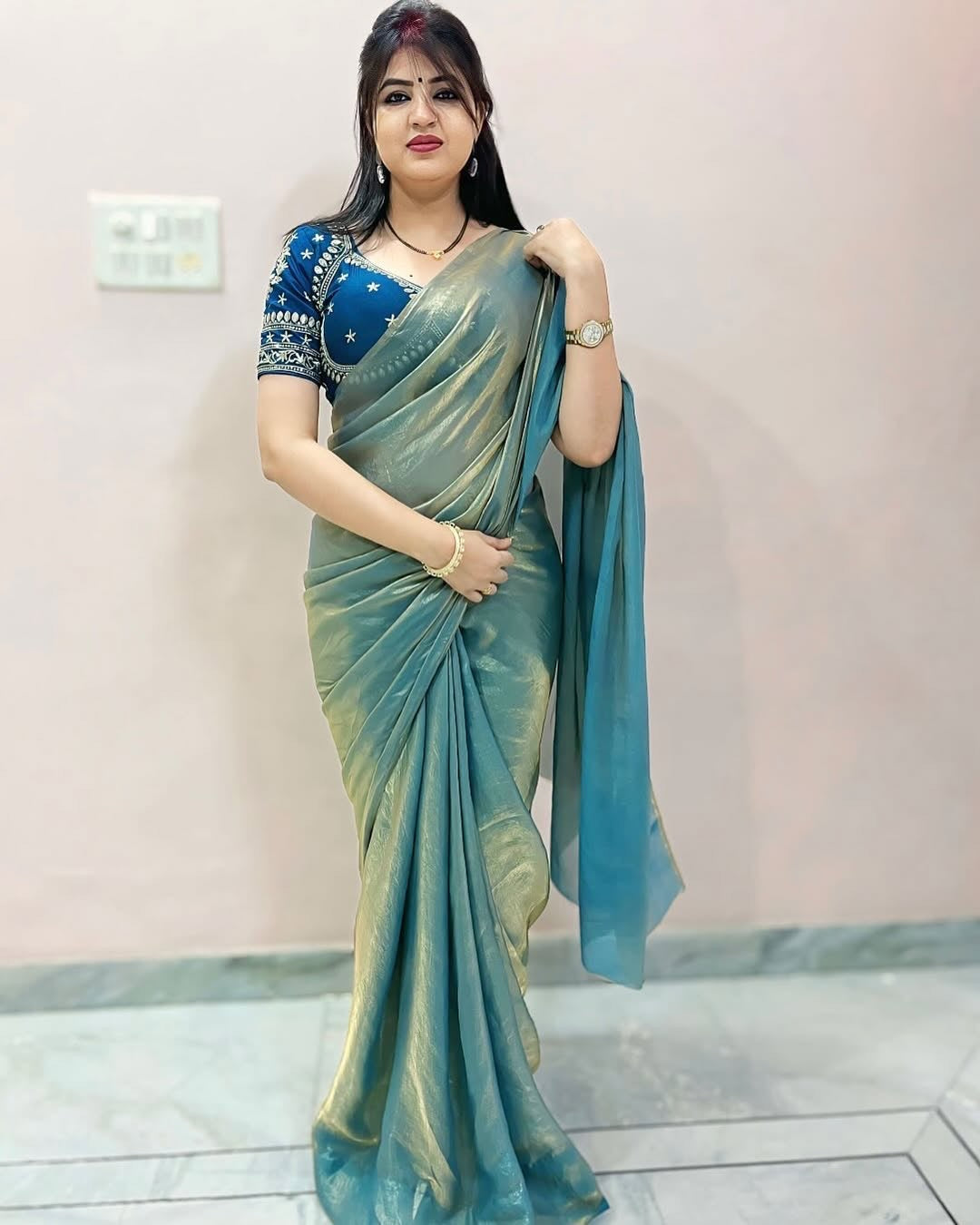EriWaystyles New Designer Sarees|Stitched Blouse |