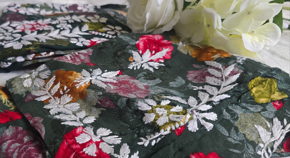 Luckhnowi Chikankari | Rayon print 2pcs set |