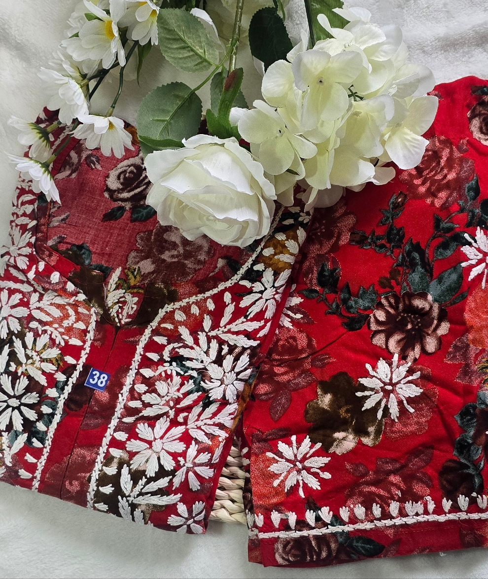 Luckhnowi Chikankari | Rayon print 2pcs set |