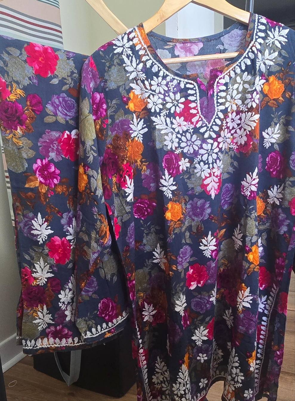 Luckhnowi Chikankari | Rayon print 2pcs set |