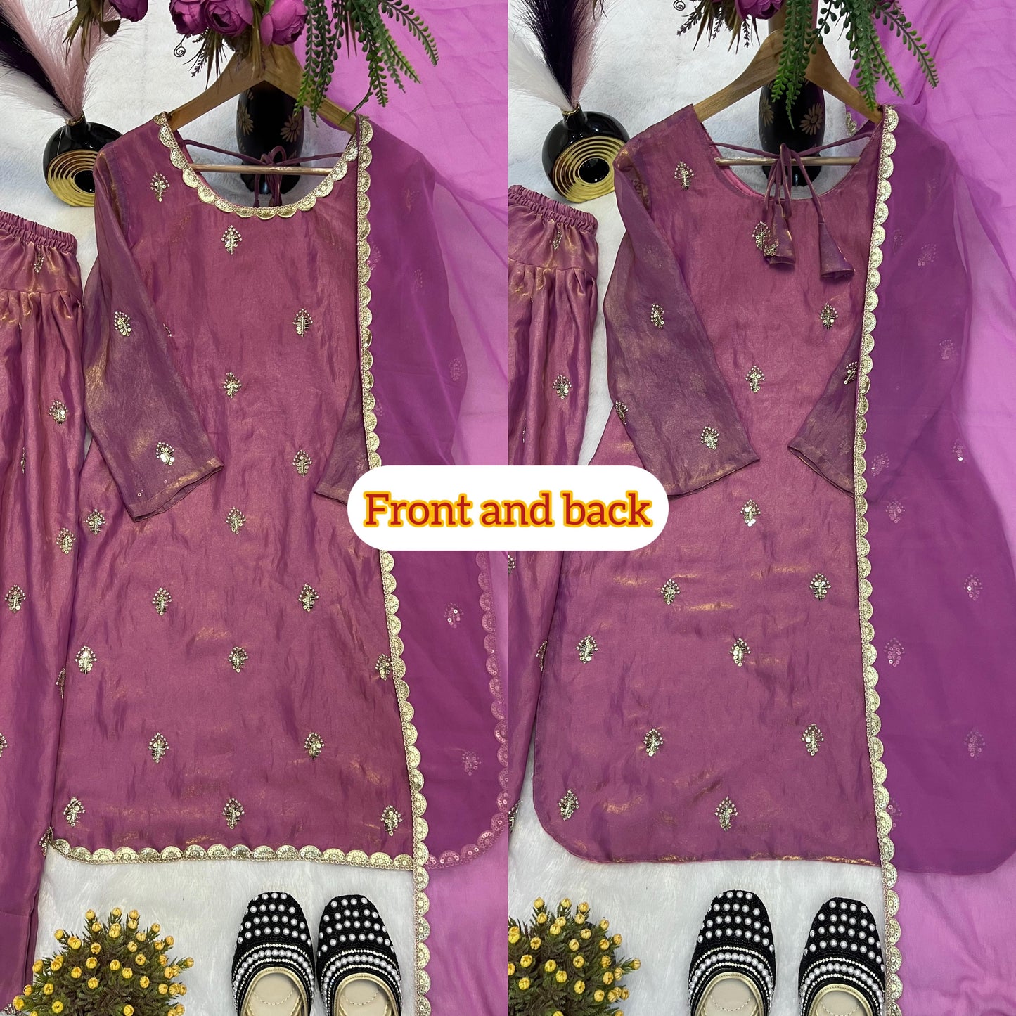 Designer party wear suits| Farshi salwar style| 3pcs set