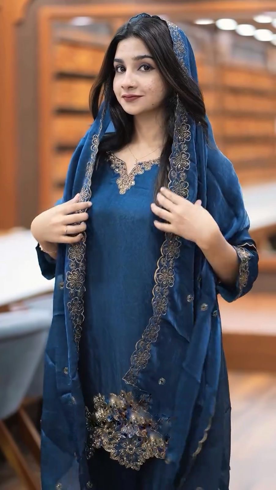 Beautiful Designer Fendy Silk Suits || 3Pcs sets ||