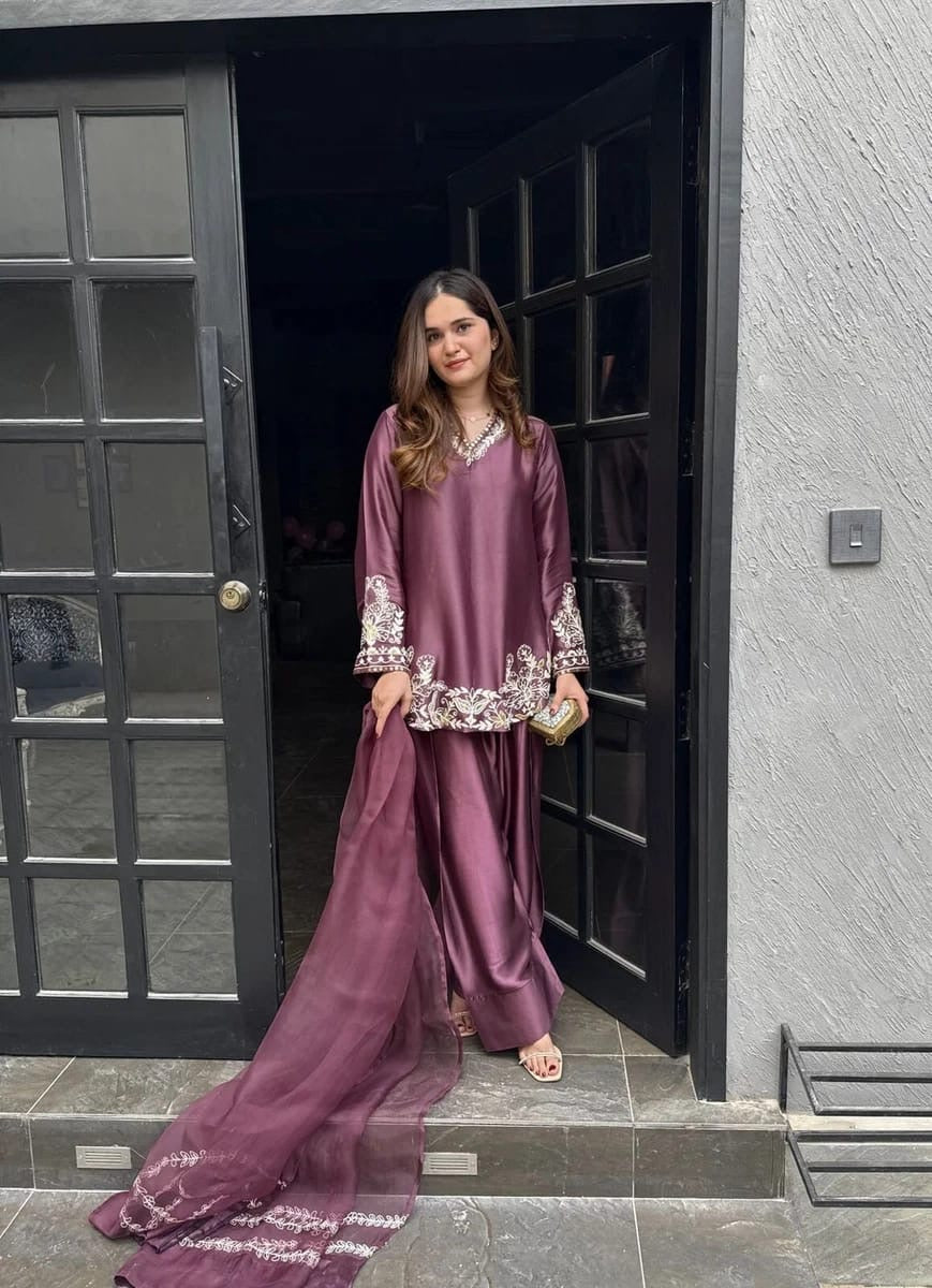Indian pakistani women ethnic designer Farshi shalwar suit party wear || 3Pcs Suits |