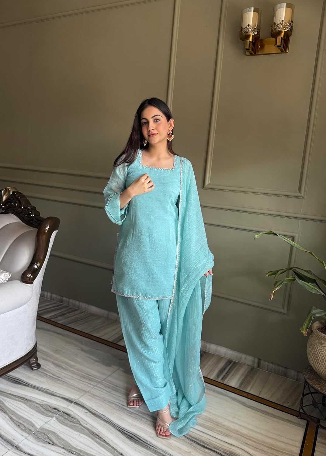 Beautiful Ready to wear Suit || 3Pcs Set ||