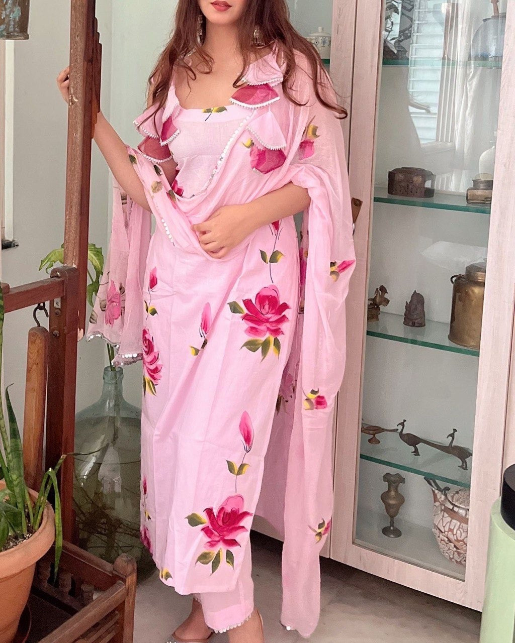 Beautiful Sleeveless summer Collection Suit || 3Pcs Set ||