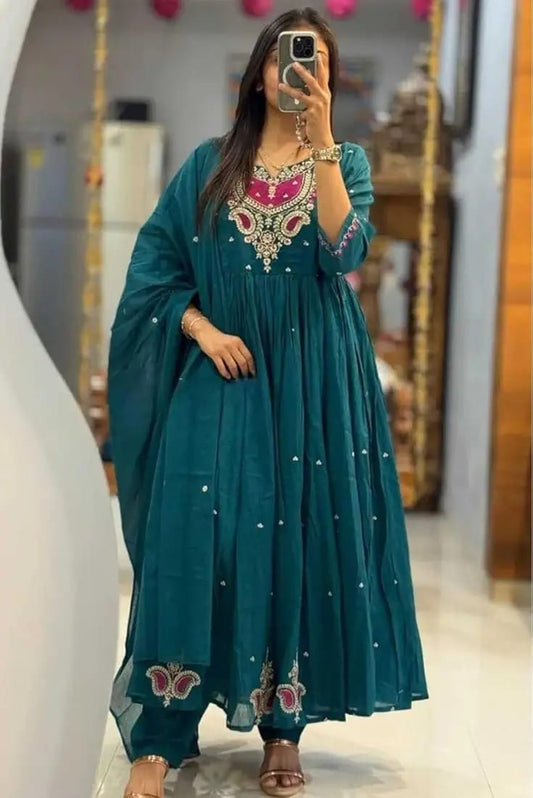EriWaystyles presents summer collection || cotton frock style || 3Pcs Set ||