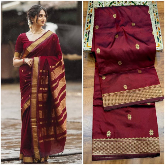 Elegant Banarsi Sarees | unstitch Blouse |