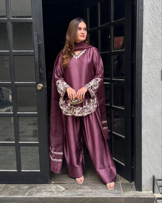 Indian pakistani women ethnic designer Farshi shalwar suit party wear || 3Pcs Suits |