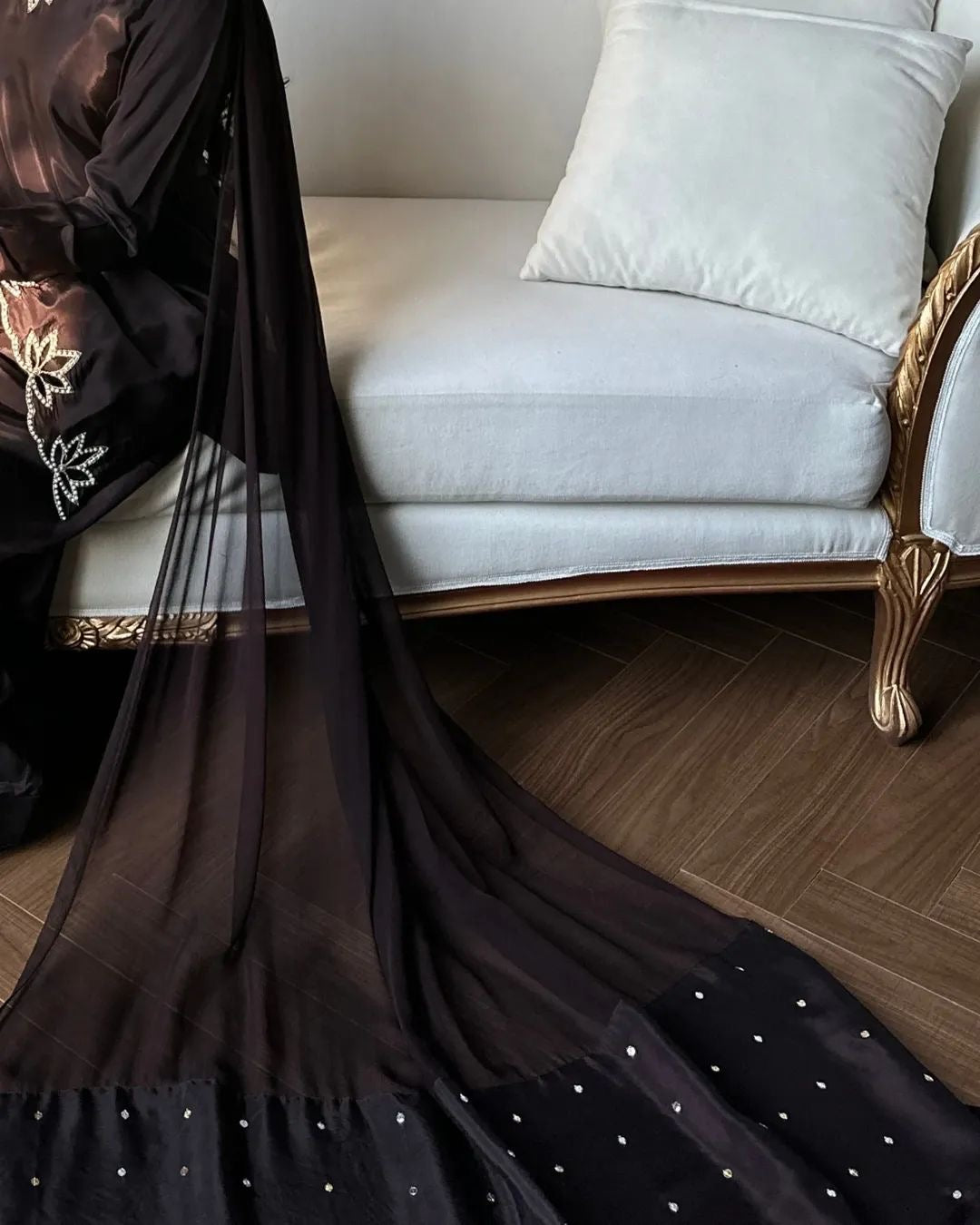 Designer Party Wear Farshi Salwar || 3Pcs Set ||