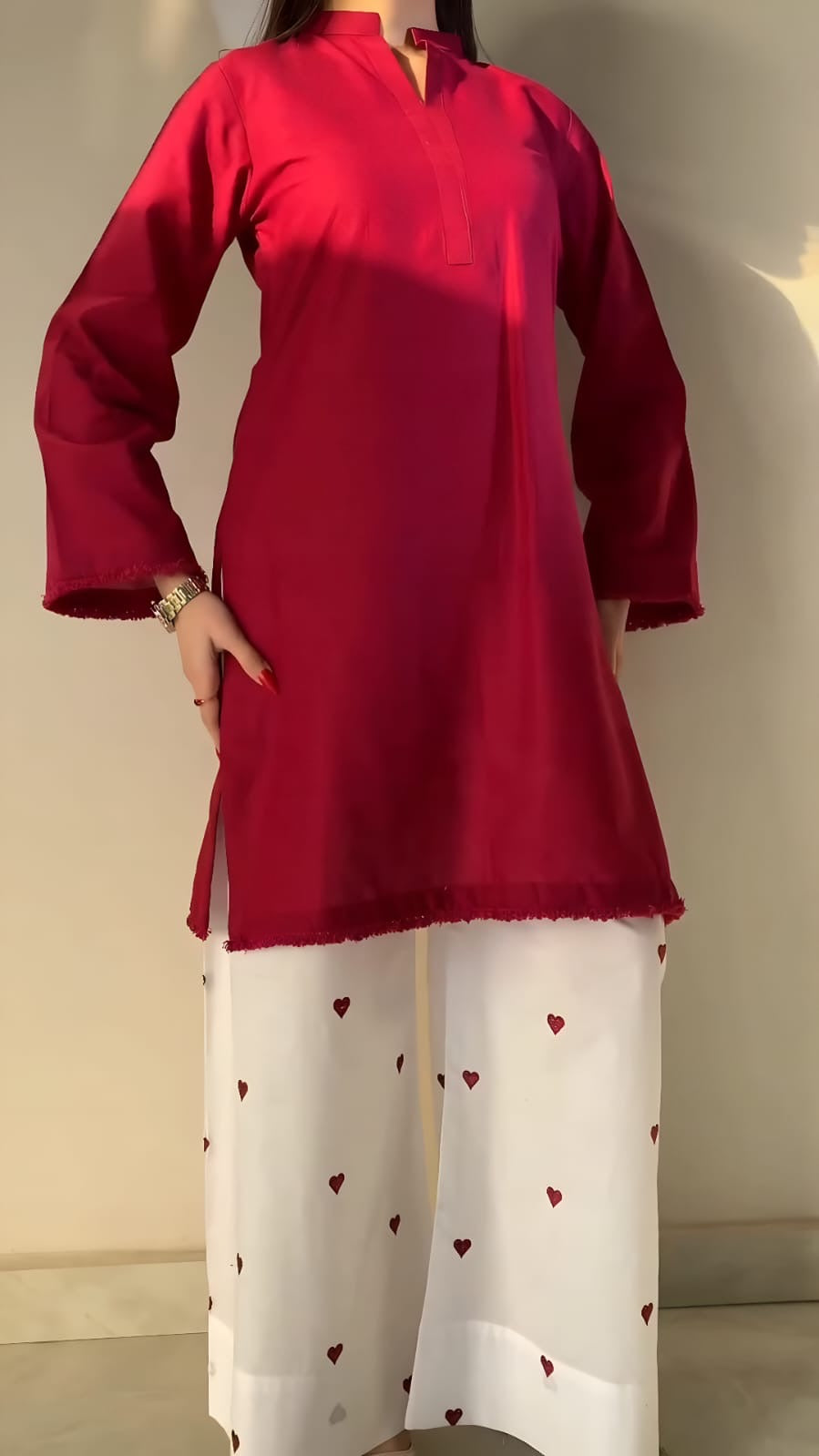 Launching Trendy Hania Amir cord set || 2Pcs Set || Plazzo Style