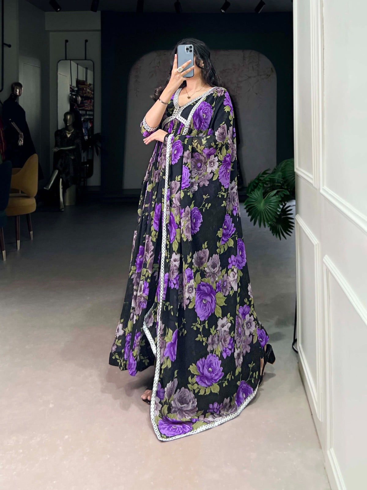 EriWaystyles Presenting New Floral Gown Collection || Long Floral Gown