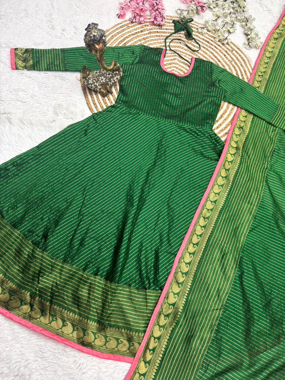 Super Trendy Traditional Outfit | Banarsi Anarkali style |