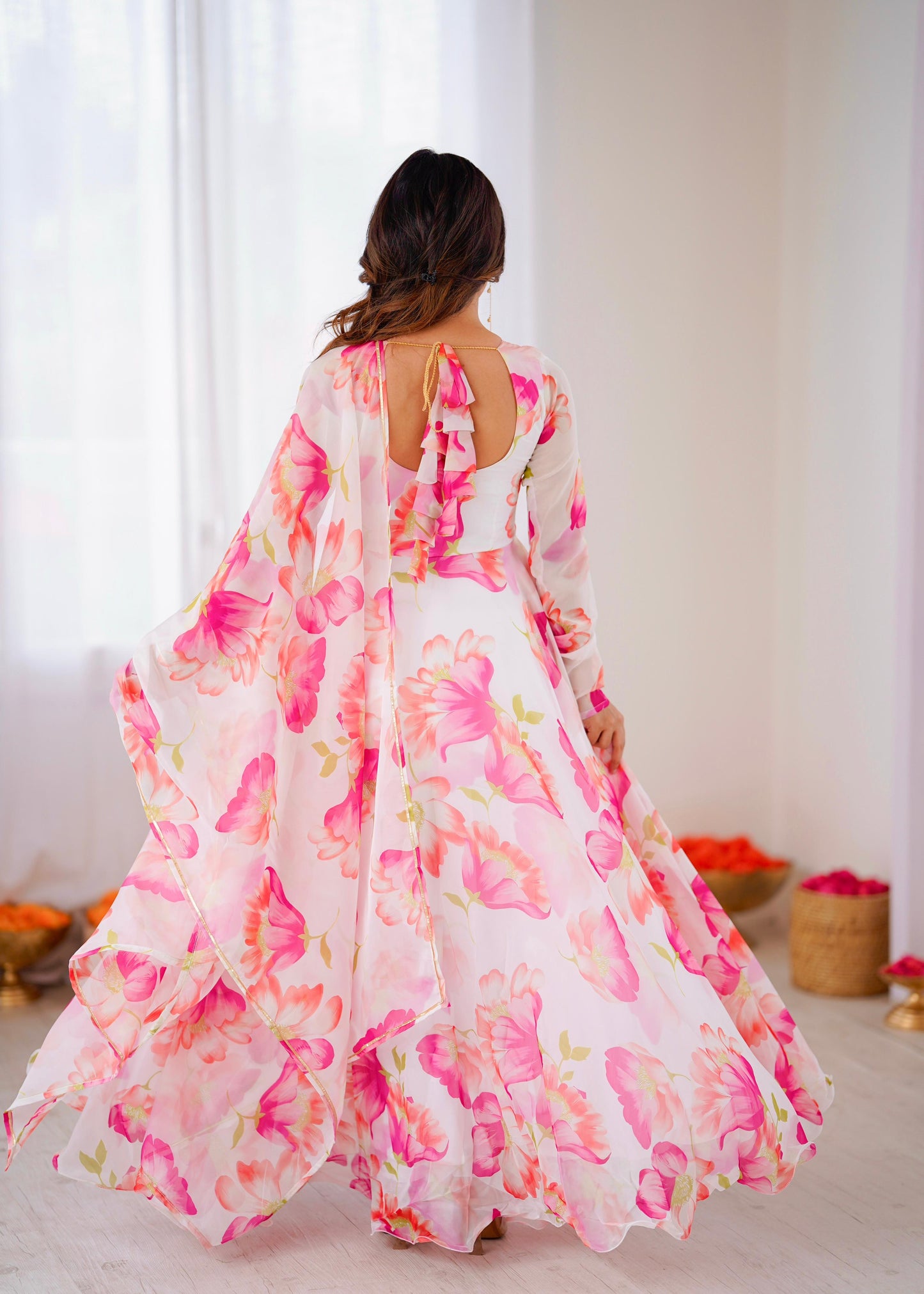 EriWaystyles presenting Anarkali Gown Set || 3Pcs Set ||