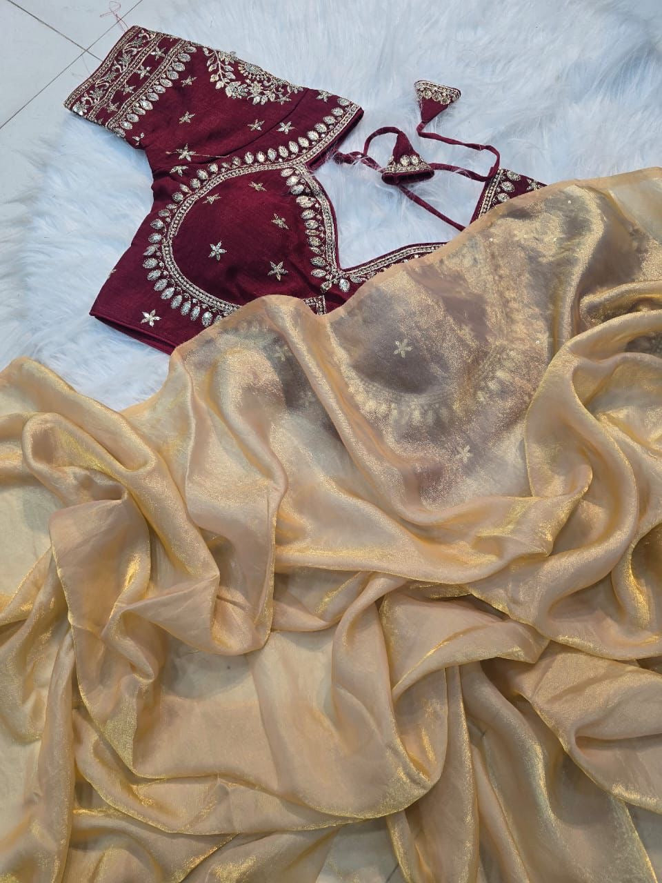 EriWaystyles New Designer Sarees|Stitched Blouse |