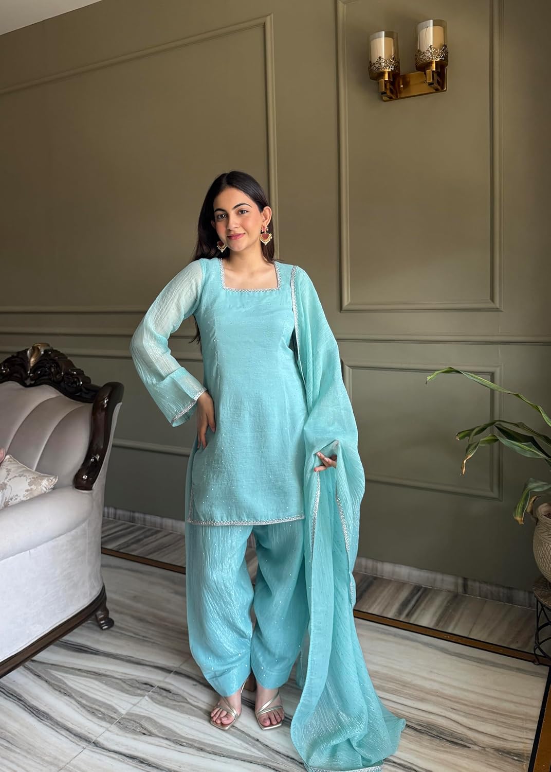 Beautiful Ready to wear Suit || 3Pcs Set ||