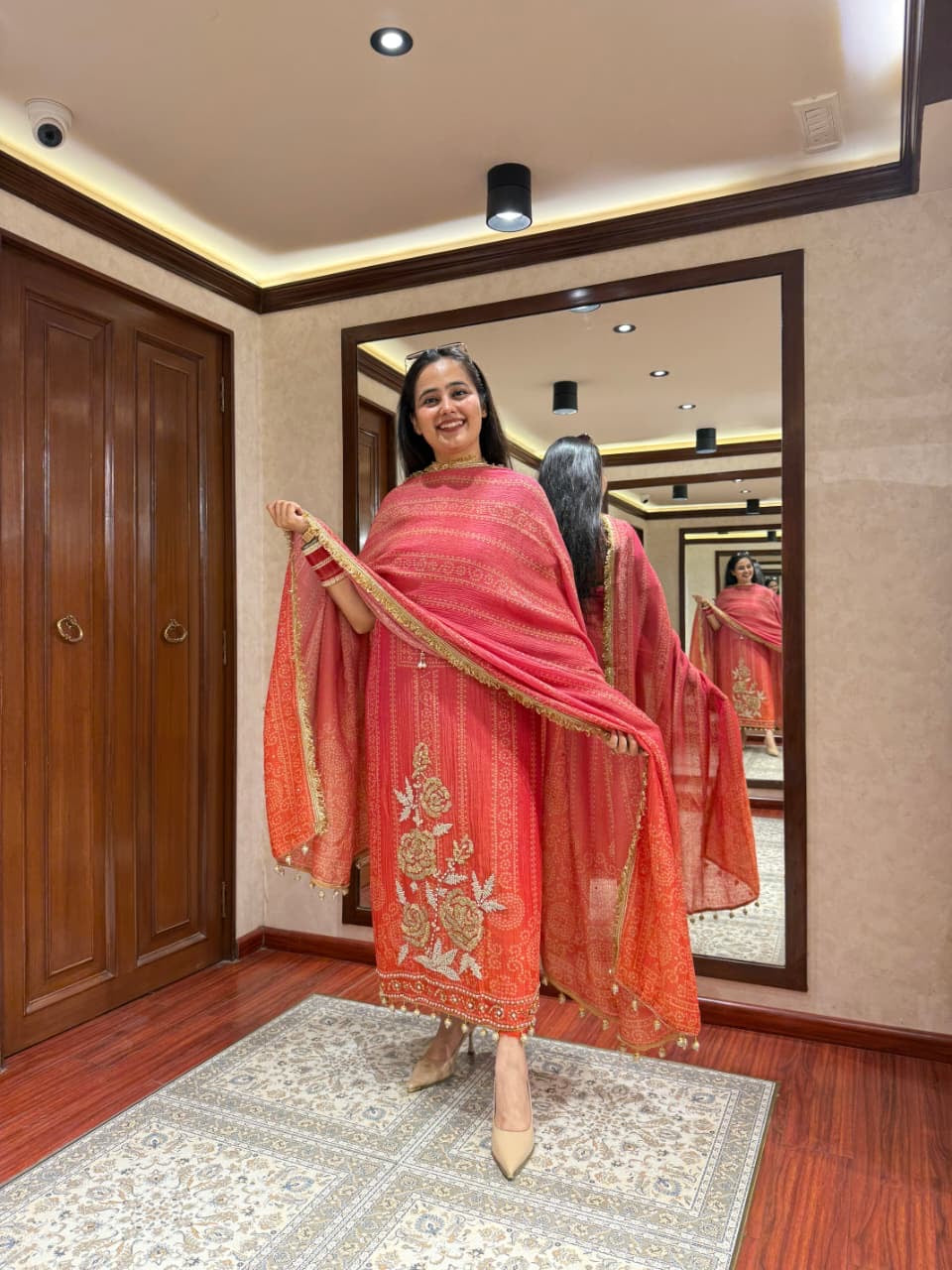 Beautiful premium silk Dress || sequence work Dress ||