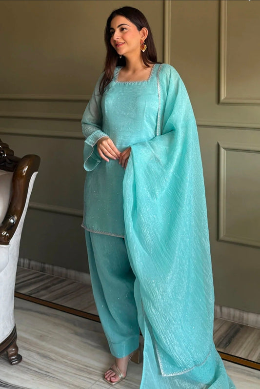 Beautiful Ready to wear Suit || 3Pcs Set ||