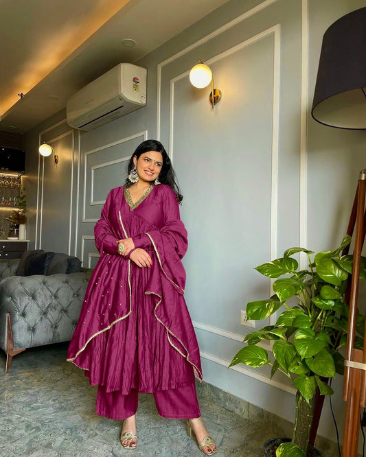 EriWaystyles presenting Gown Set| 3Pcs Sets | Anarkali Style