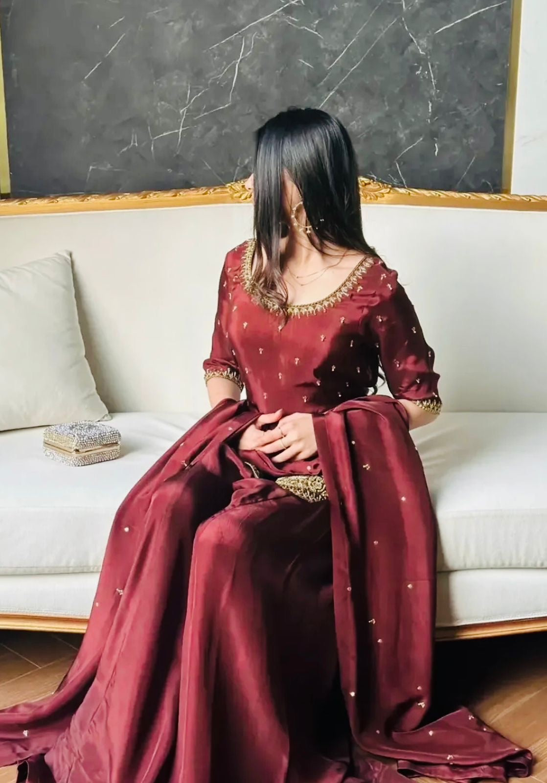 EriWaystyles Presenting New Designer party wear Plazzo Set ||