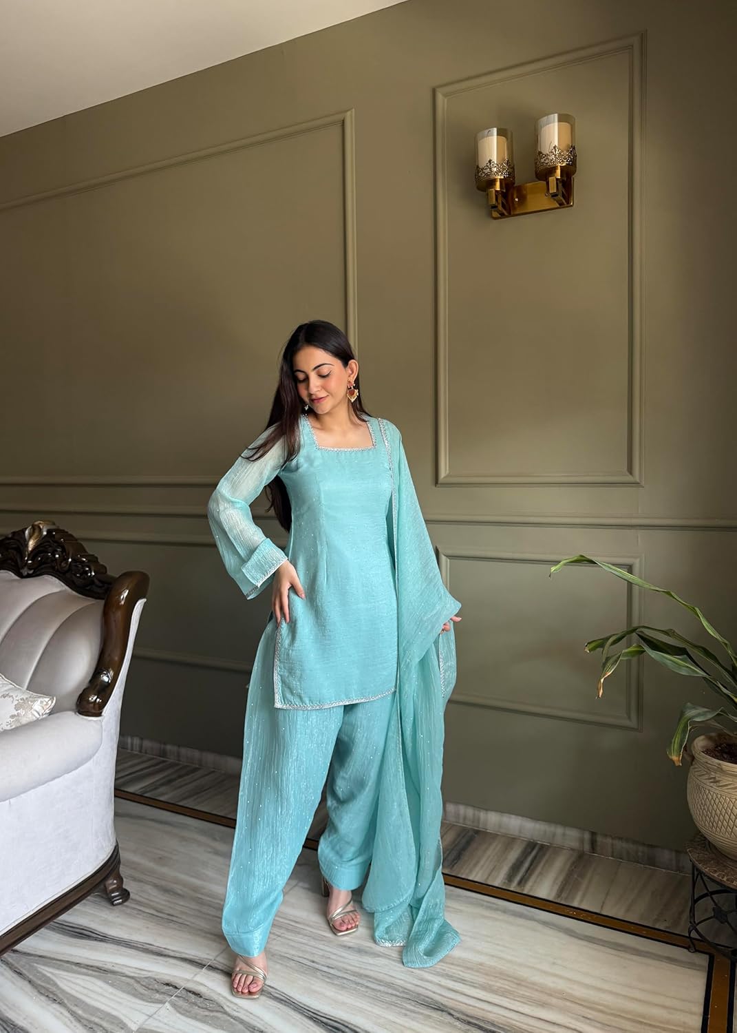 Beautiful Ready to wear Suit || 3Pcs Set ||