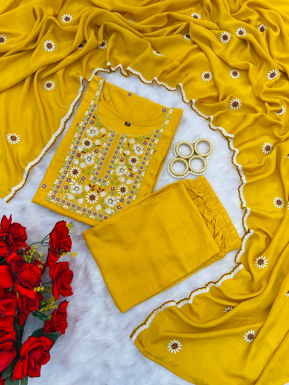 Beautiful Rayon Suits | Stitched Suits| 3Pcs Set |