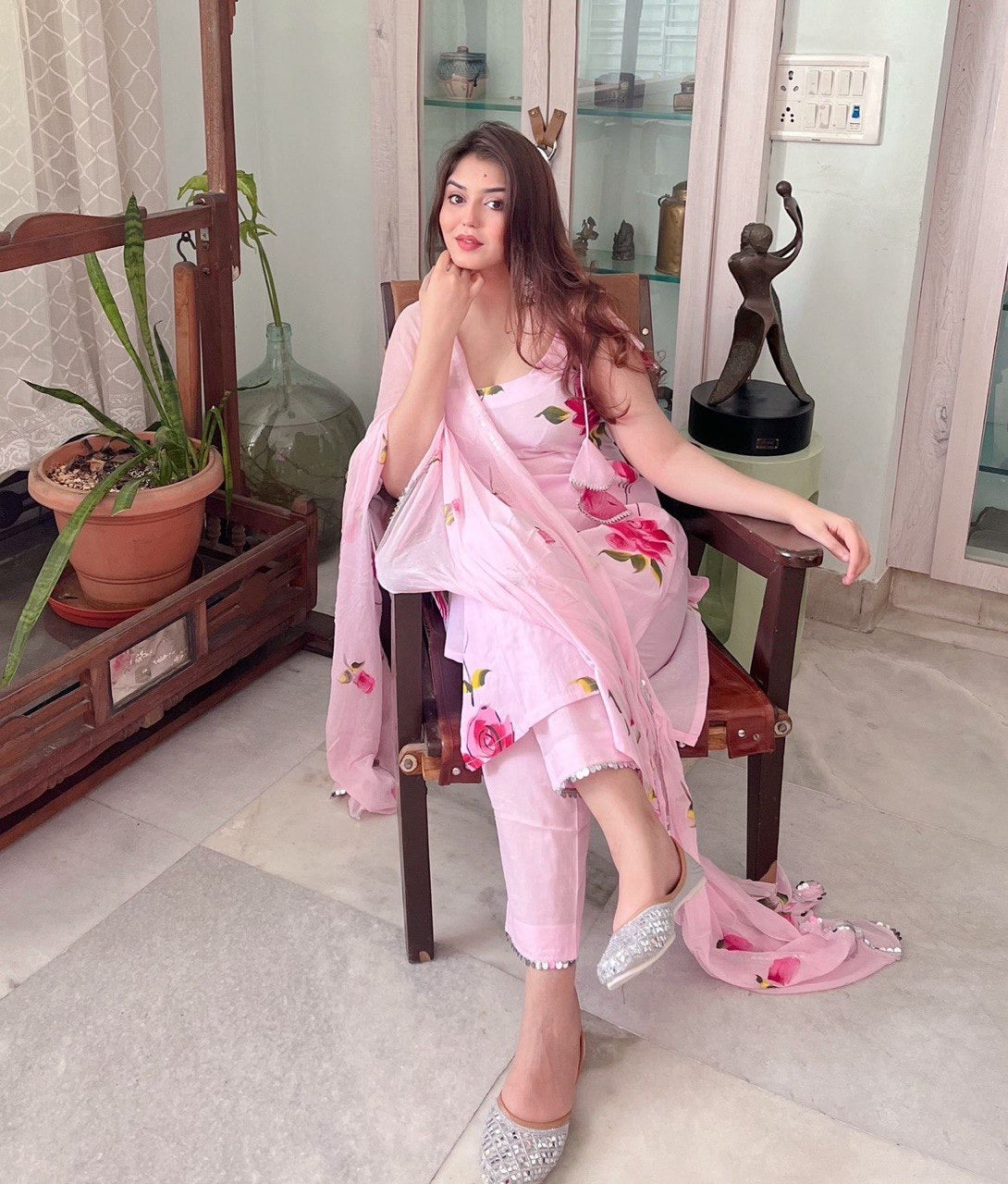 Beautiful Sleeveless summer Collection Suit || 3Pcs Set ||