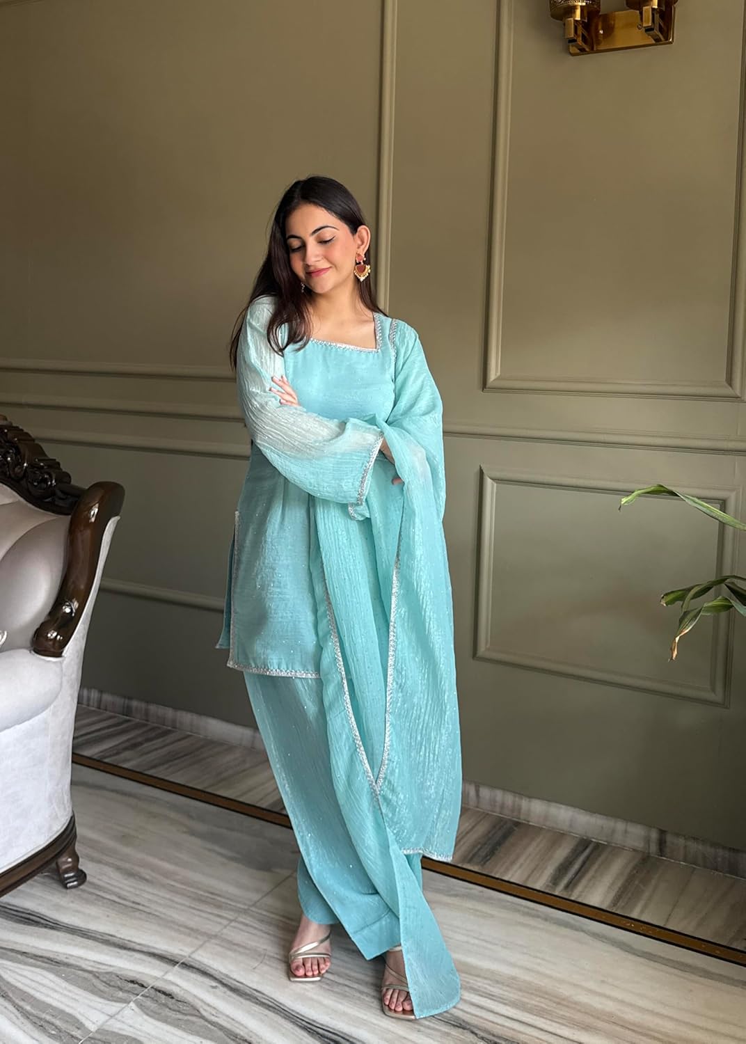 Beautiful Ready to wear Suit || 3Pcs Set ||