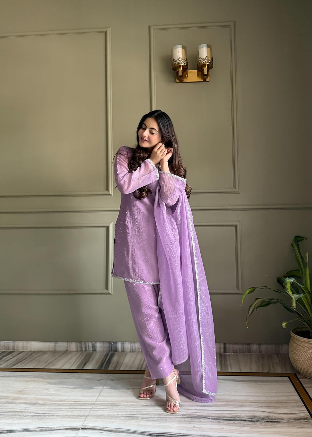 Beautiful Ready to wear Suit || 3Pcs Set ||