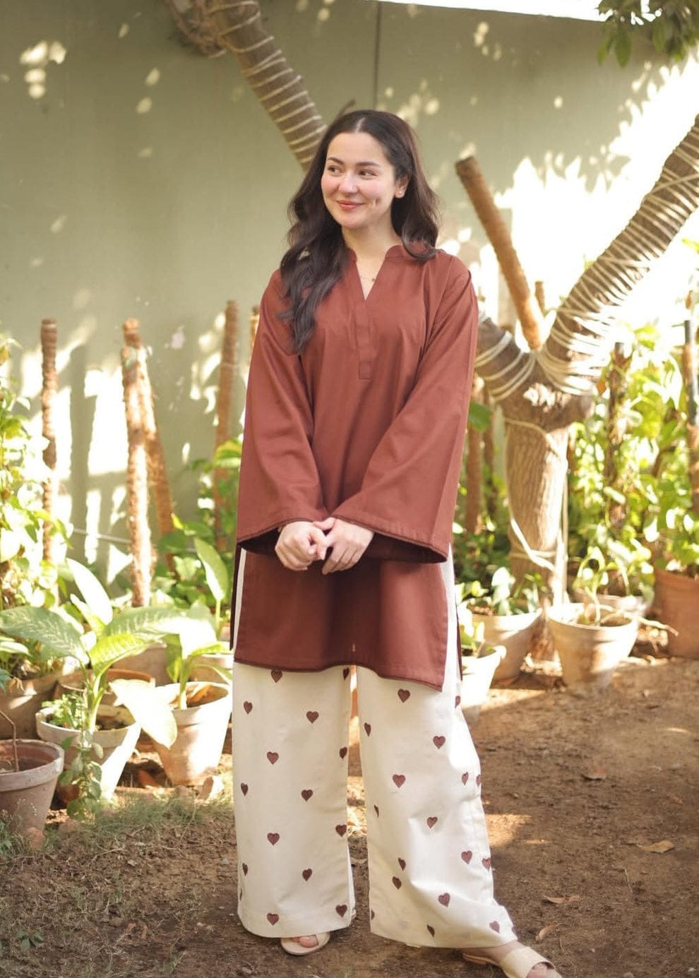 Launching Trendy Hania Amir cord set || 2Pcs Set || Plazzo Style