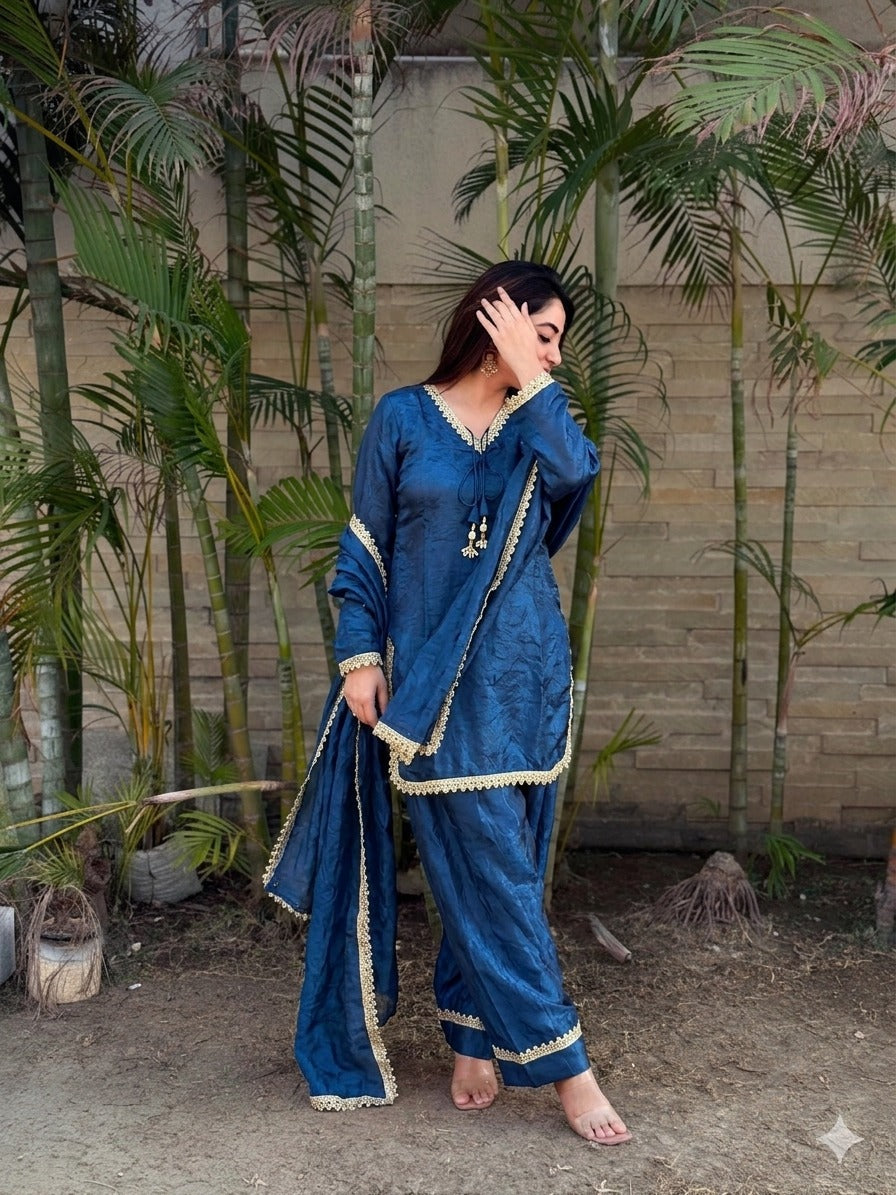 Beautiful Designer Farshi Salwar Collection || Farshi Suit || 3Pcs Set ||