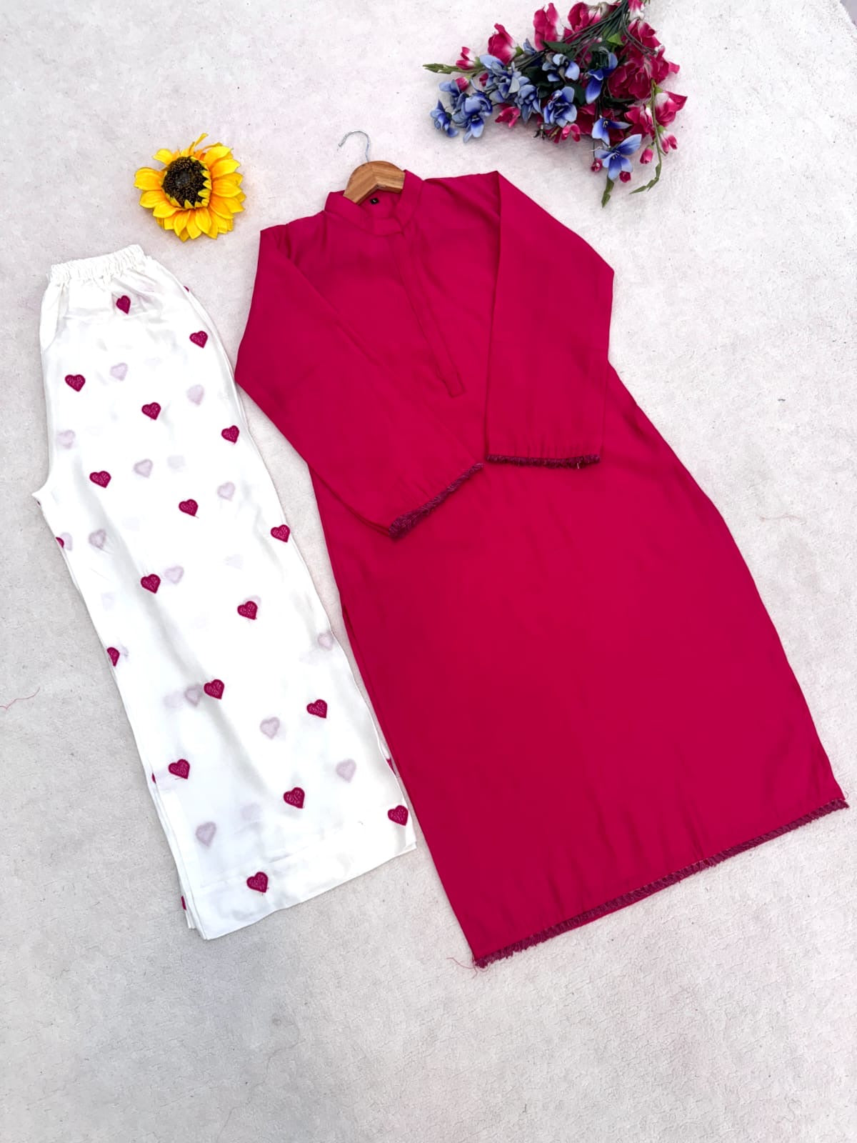 Launching Trendy Hania Amir cord set || 2Pcs Set || Plazzo Style