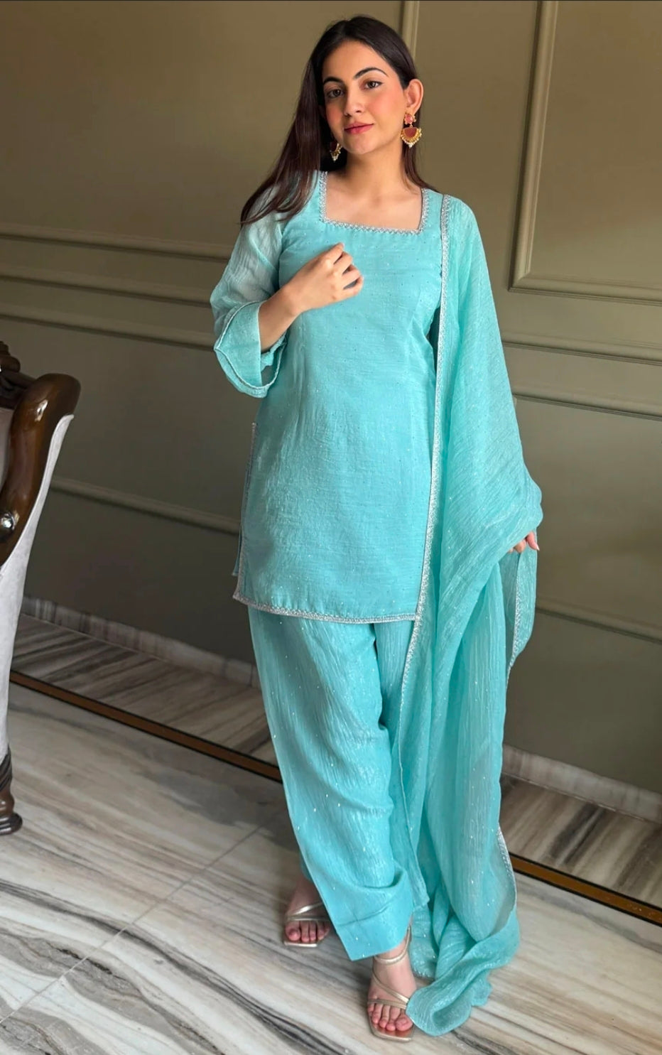 Beautiful Ready to wear Suit || 3Pcs Set ||