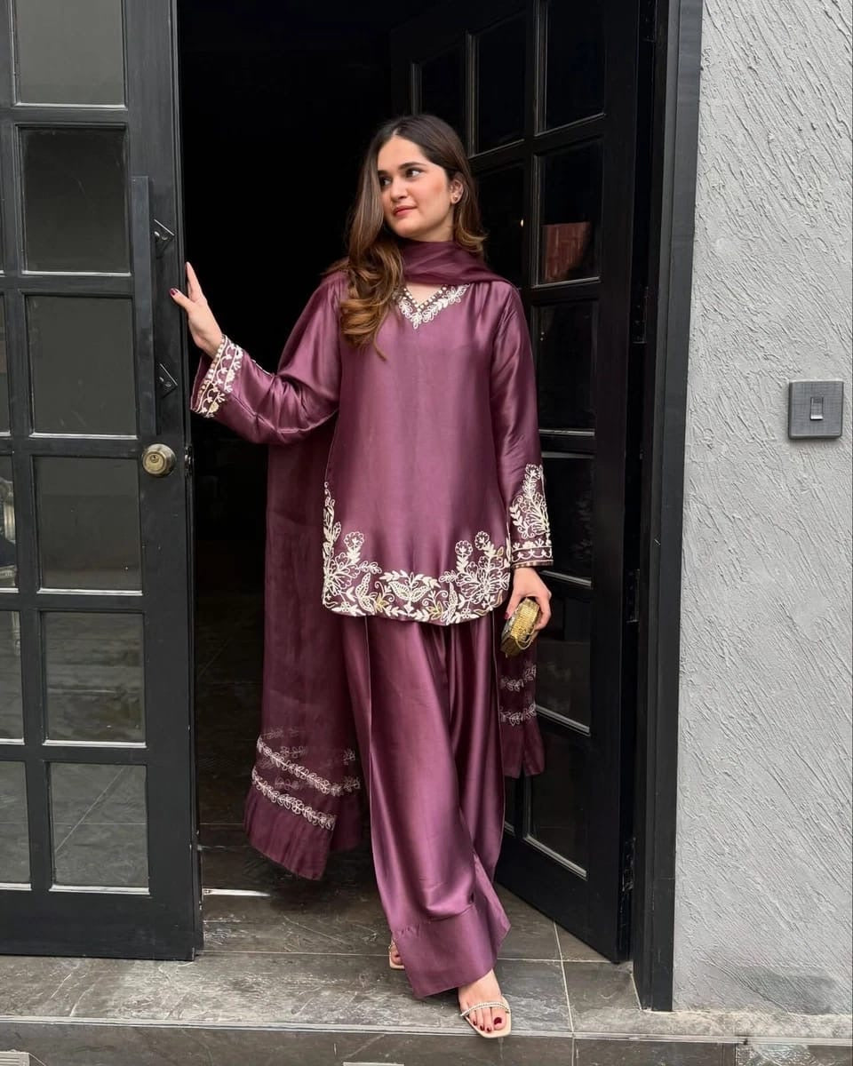 Indian pakistani women ethnic designer Farshi shalwar suit party wear || 3Pcs Suits |
