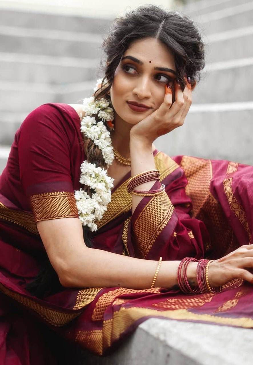 Elegant Banarsi Sarees | unstitch Blouse |