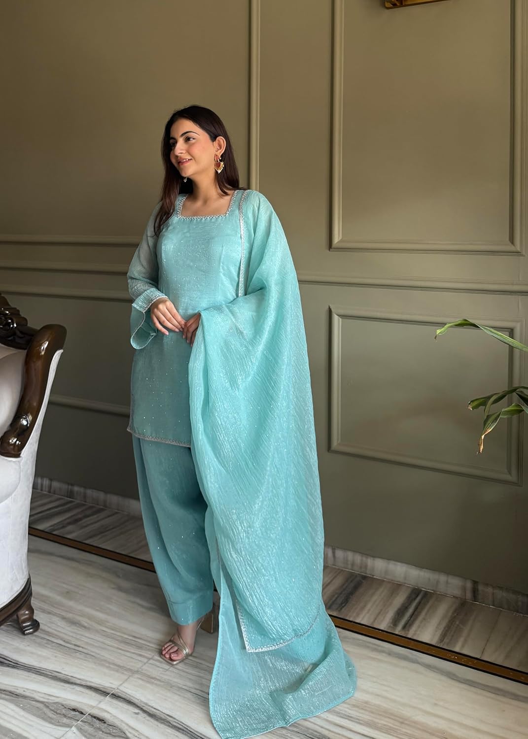 Beautiful Ready to wear Suit || 3Pcs Set ||