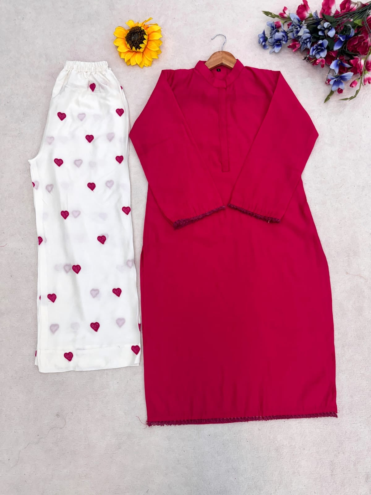 Launching Trendy Hania Amir cord set || 2Pcs Set || Plazzo Style