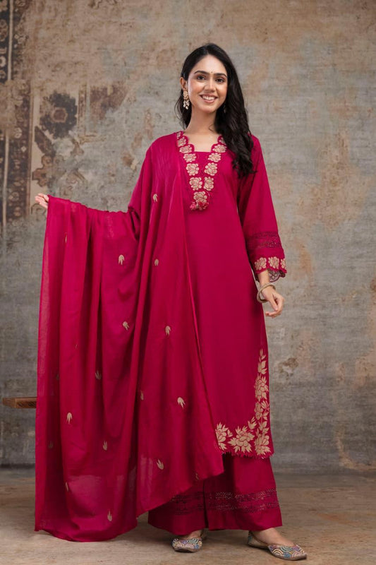 Beautiful Traditional Suit | 3Pcs Set |