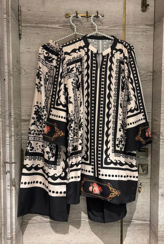 Digital printed Cord Set | 2pcs Set