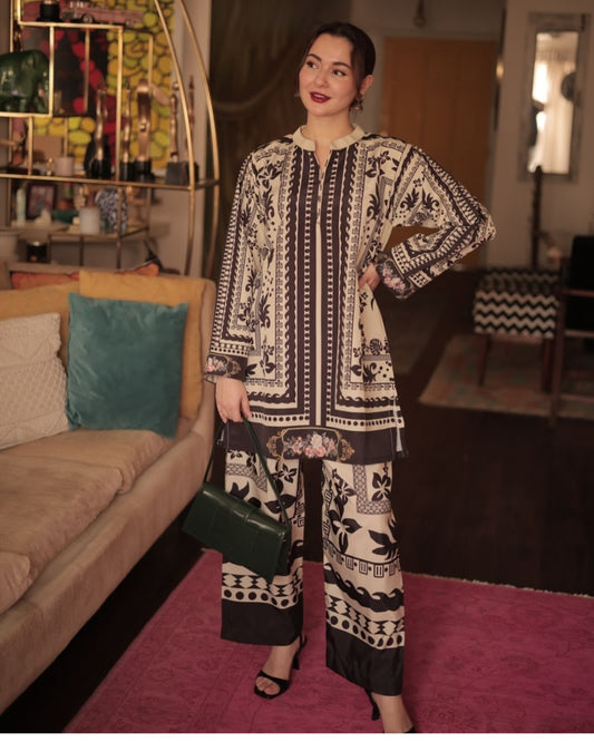 Digital printed Cord Set | 2pcs Set